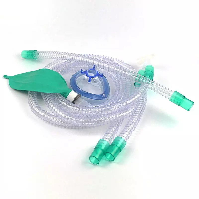Disposable Anaesthesia Breathing Circuits Kit Clinical Anesthesia Mask Circuit Series