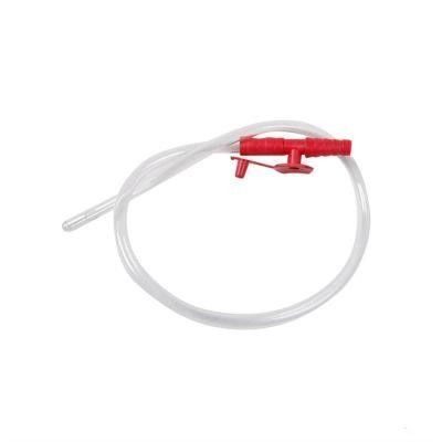 Disposable Silicone Coated Catheter whit Cap-cone Connector Medical Sputum Tube