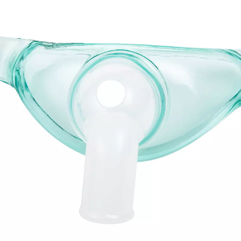 PVC Portable Oxygen Mask Tracheostomy Oxygen Mask With 2.1m Tubing