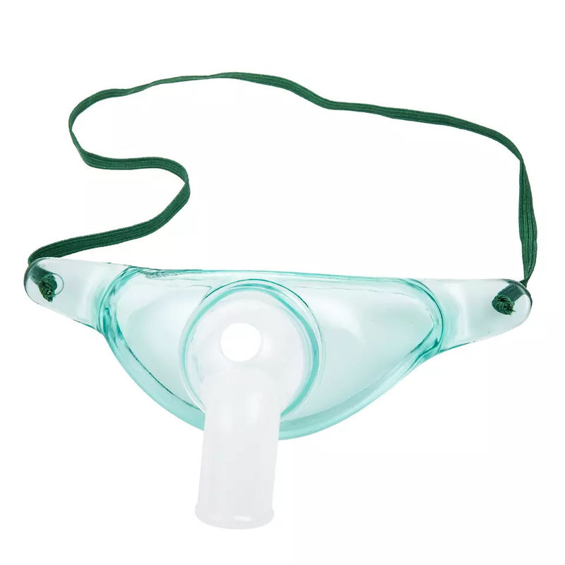 PVC Portable Oxygen Mask Tracheostomy Oxygen Mask With 2.1m Tubing