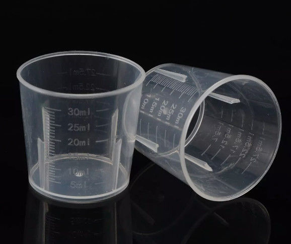 Polyethylene Graduated Transparent Liquid Disposable 1oz Plastic Medicine Cups Measuring Cup