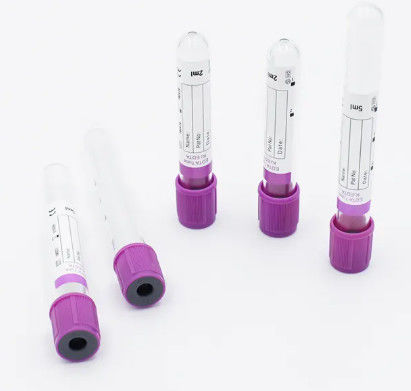 EDTA Tube Purple Top Sterile Medical Disposable Vacuum Blood Collection Tube For Sale