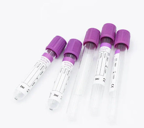 EDTA Tube Purple Top Sterile Medical Disposable Vacuum Blood Collection Tube For Sale